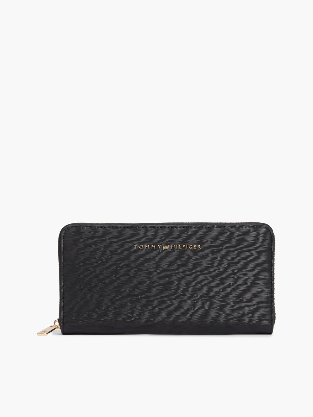 Noir - TOMMY HILFIGER Grand portefeuille zippé TH Modern