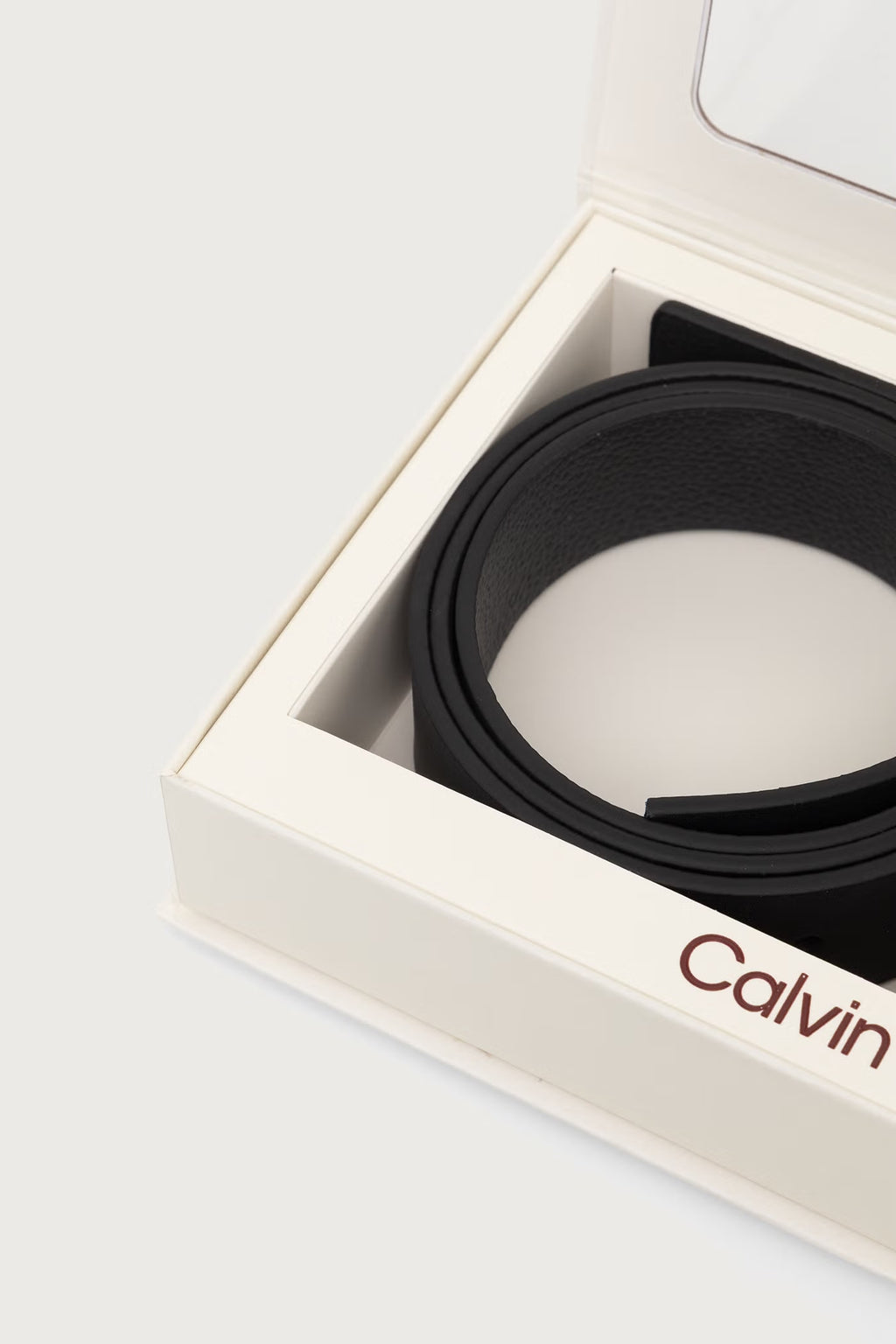 Noir / argent vieilli - CALVIN KLEIN Coffret deux ceintures réversibles 135 cm