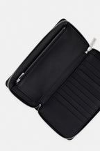 Noir - CALVIN KLEIN Portefeuille long zippé logo embossé