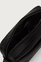Noir - CALVIN KLEIN Pochette à dragonne plaque Emblem Noir