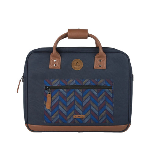 Cabaïa Sac ordinateur Chicago bleu marine
