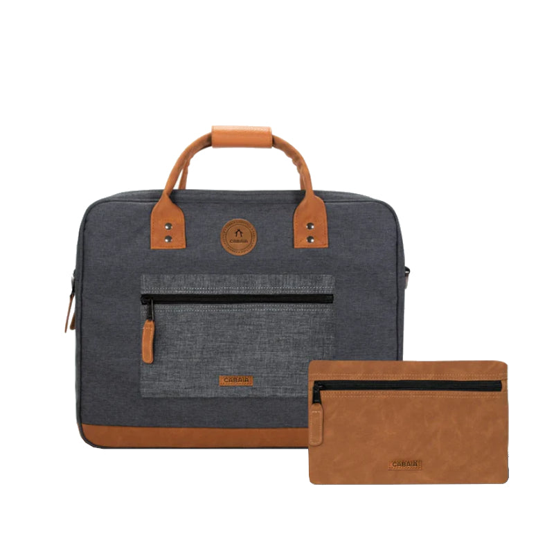 Cabaïa Sac ordinateur Londres gris