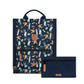 Cartable Cabaïa Discover Large Brooklyn, bleu marine, vue de face