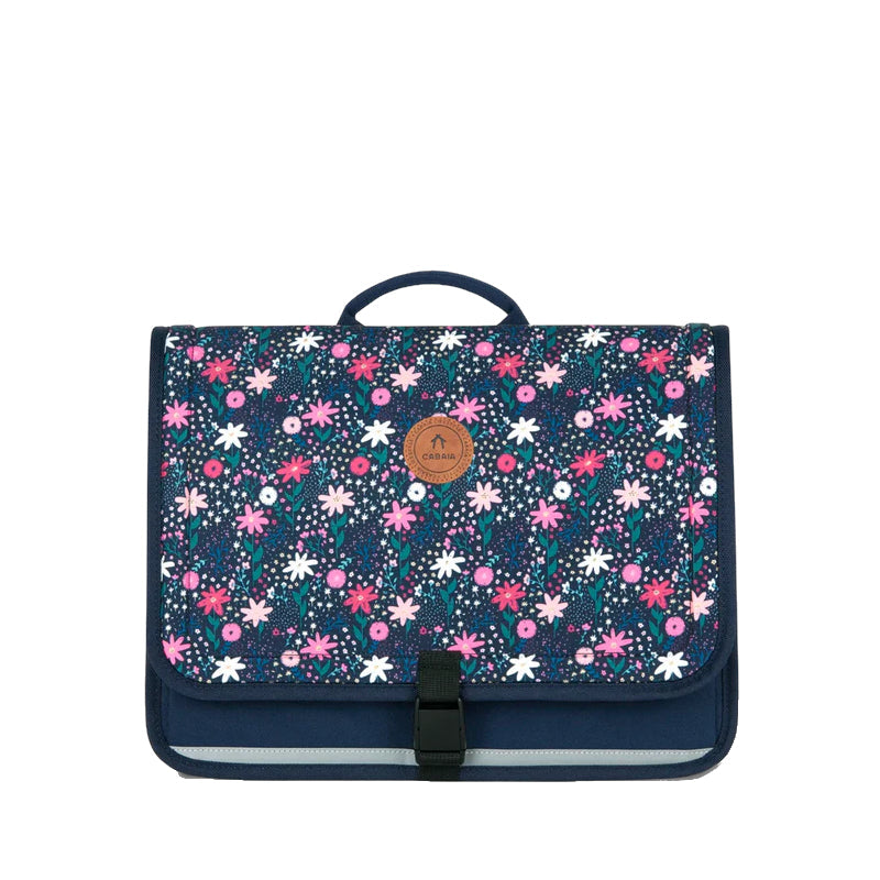 Cartable Cabaïa Discover Medium Anafi, bleu marine, vue de face