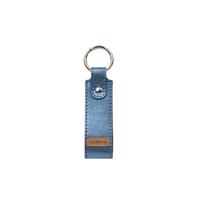Porte-clés Cabaïa Larissa, bleu, vue de face