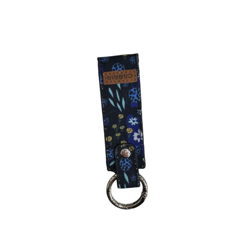 Porte-clés Cabaïa Minorca, bleu marine, vue de face