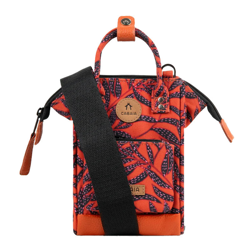 Nano Bag Cabaïa Adelaide, rouge et noir, vue de face