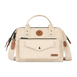 Sac bandoulière Crossbody Cabaïa Andenne, beige, vue de face
