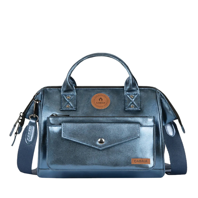 Sac bandoulière Crossbody Cabaïa Larissa, bleu marine, vue de face