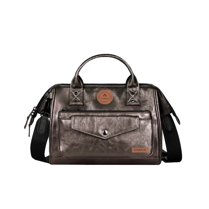 Sac bandoulière Crossbody Cabaïa Louisville, marron, vue de face