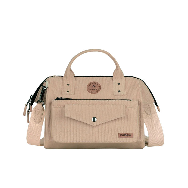 Sac bandoulière Crossbody Cabaïa Luxor, beige, vue de face