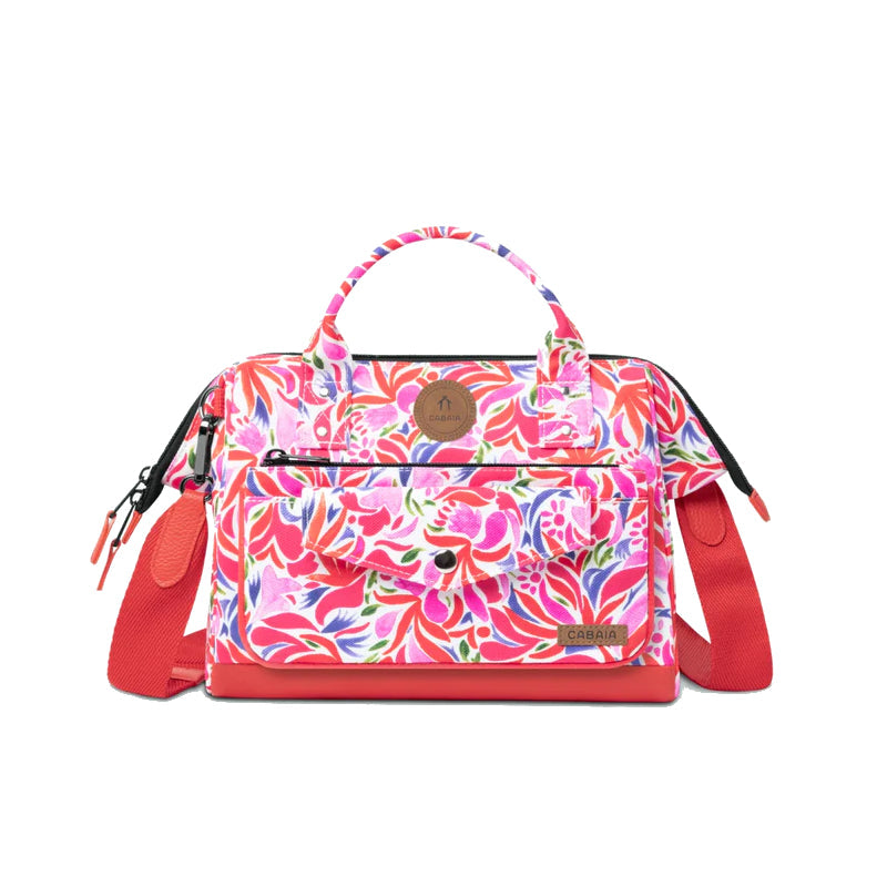 Sac bandoulière Crossbody Cabaïa Santorin, rouge, vue de face