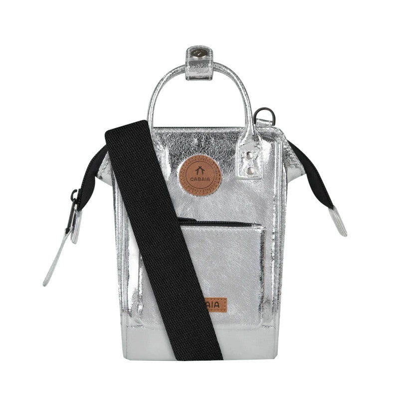 Nano Bag Cabaïa Monte Carlo, argenté, vue de face