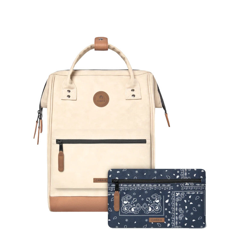 Sac à dos Cabaïa Adventurer Small Andenne, beige, vue de face
