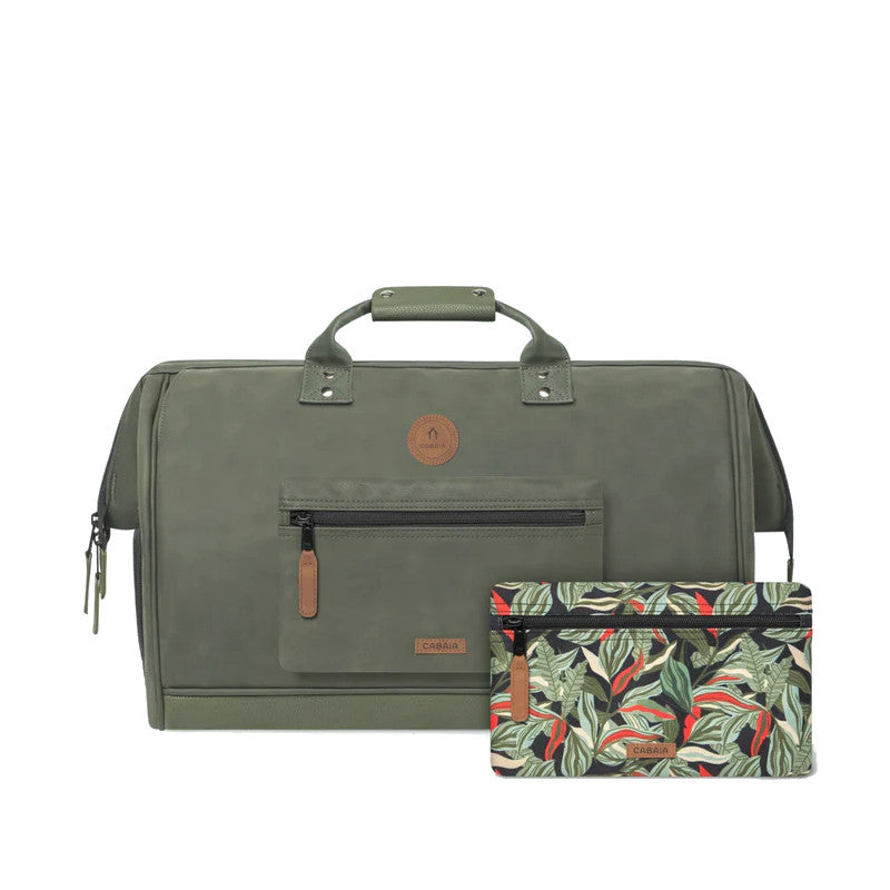 Sac de voyage Cabaïa Duffle Adventurer Busan, vert, vue de face