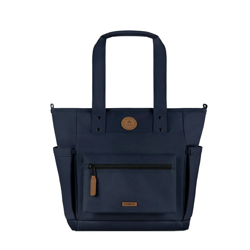 Tote bag Cabaïa Medium Pro Reykjavik, bleu, vue de face