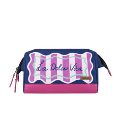 Trousse de toilette Cabaïa Moneglia, bleu marine, vue de face