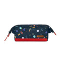 Trousse école Cabaïa Roswell, bleu marine, vue de face