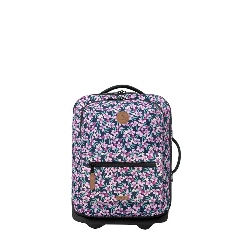 Valise souple Cabaïa 2 roues XS Cagliari, violet, vue de face