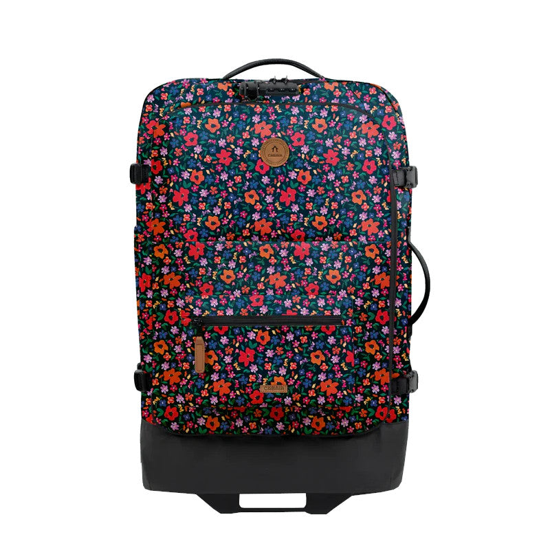 Valise souple Cabaïa 2 roues Medium Maupiti, noir, vue de face