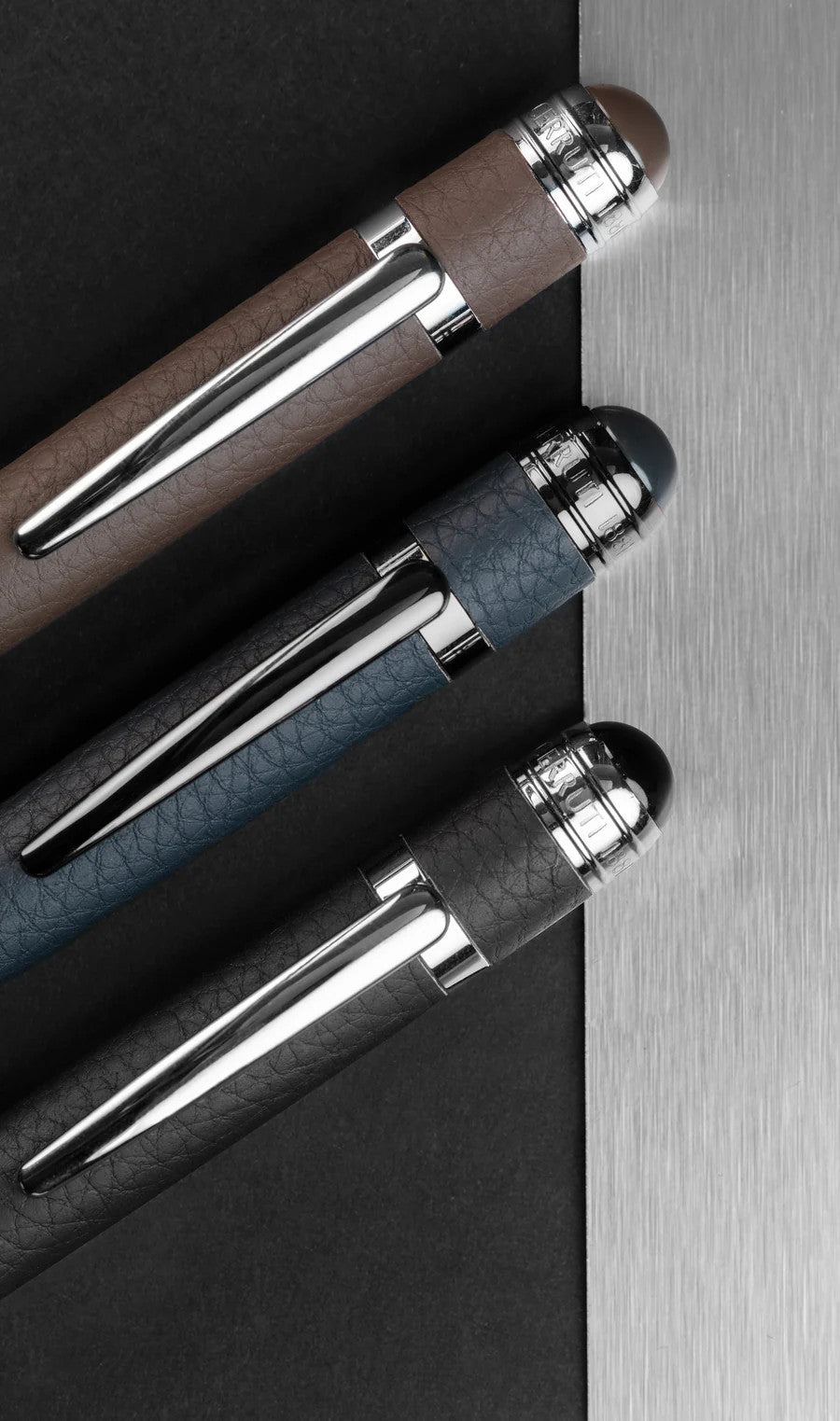 CERRUTI Stylo bille Milton Taupe