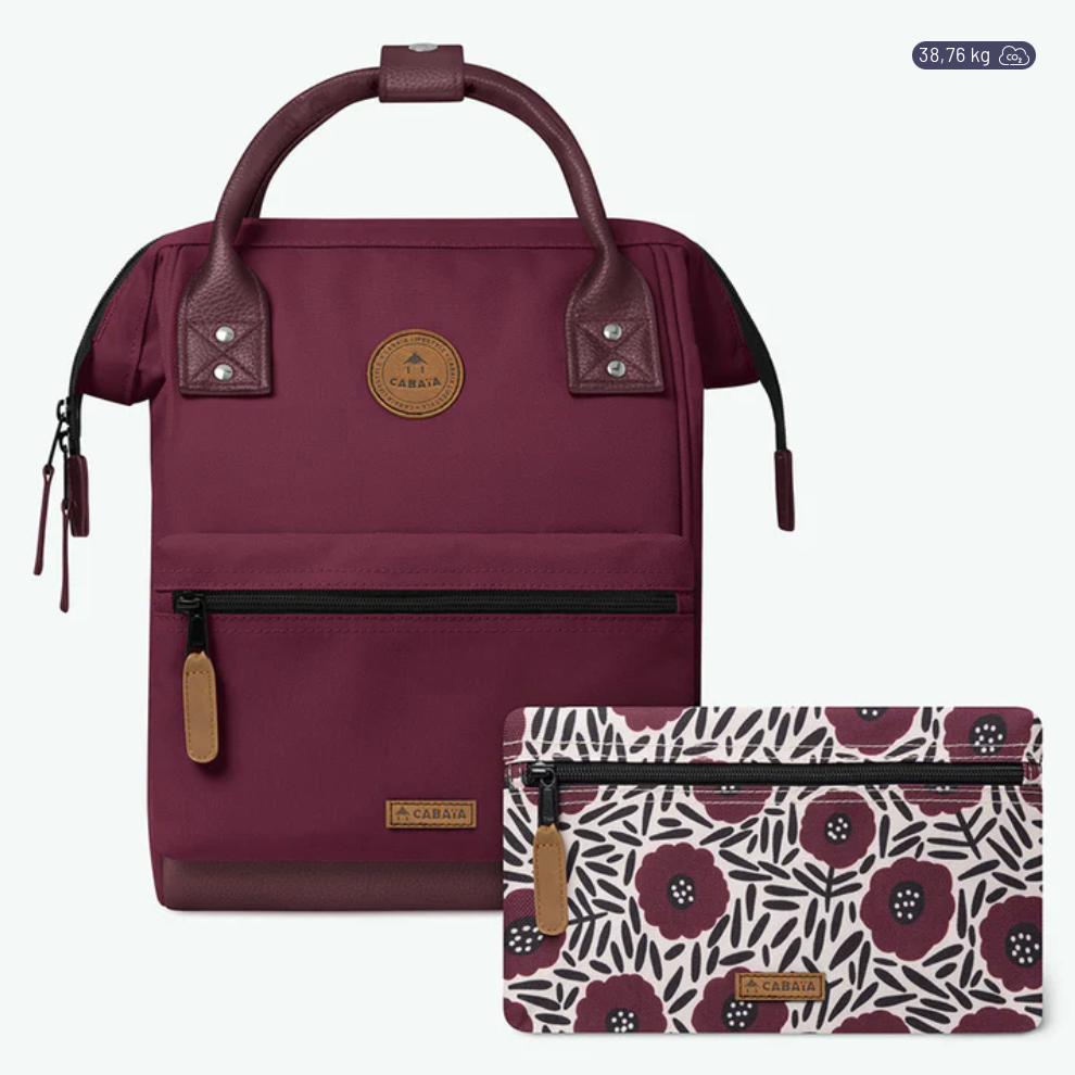 Sac à dos Cabaïa Adventurer Small Nice, violet, vue de face