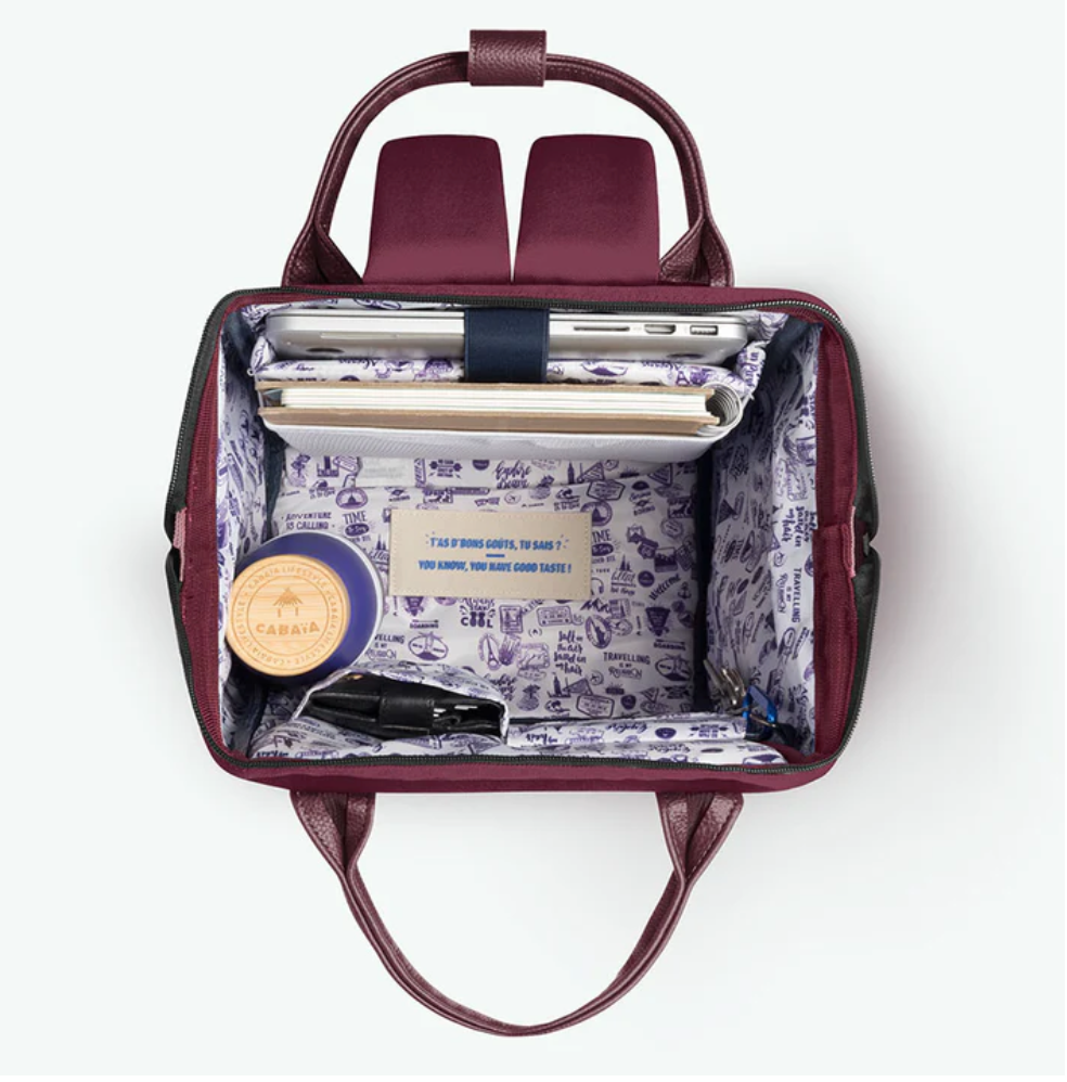 Sac à dos Cabaïa Adventurer Medium Nice, poches avant interchangeables