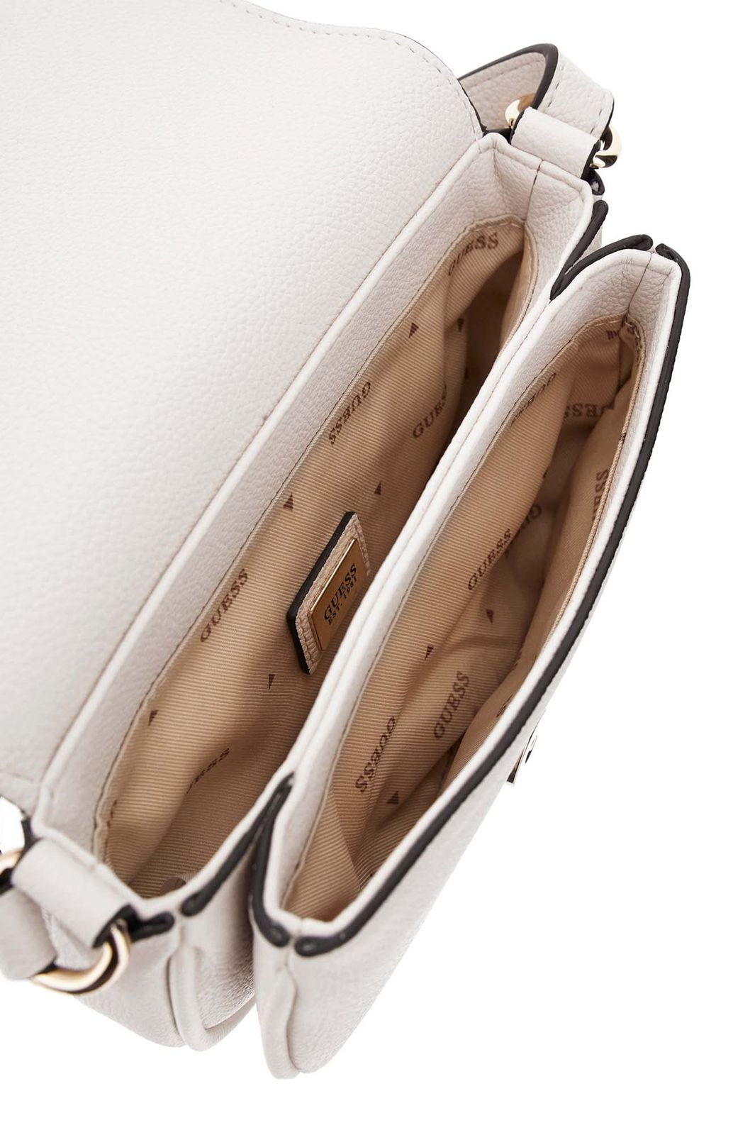 Blanc cassé - GUESS Sac à bandoulière Calebra Mini