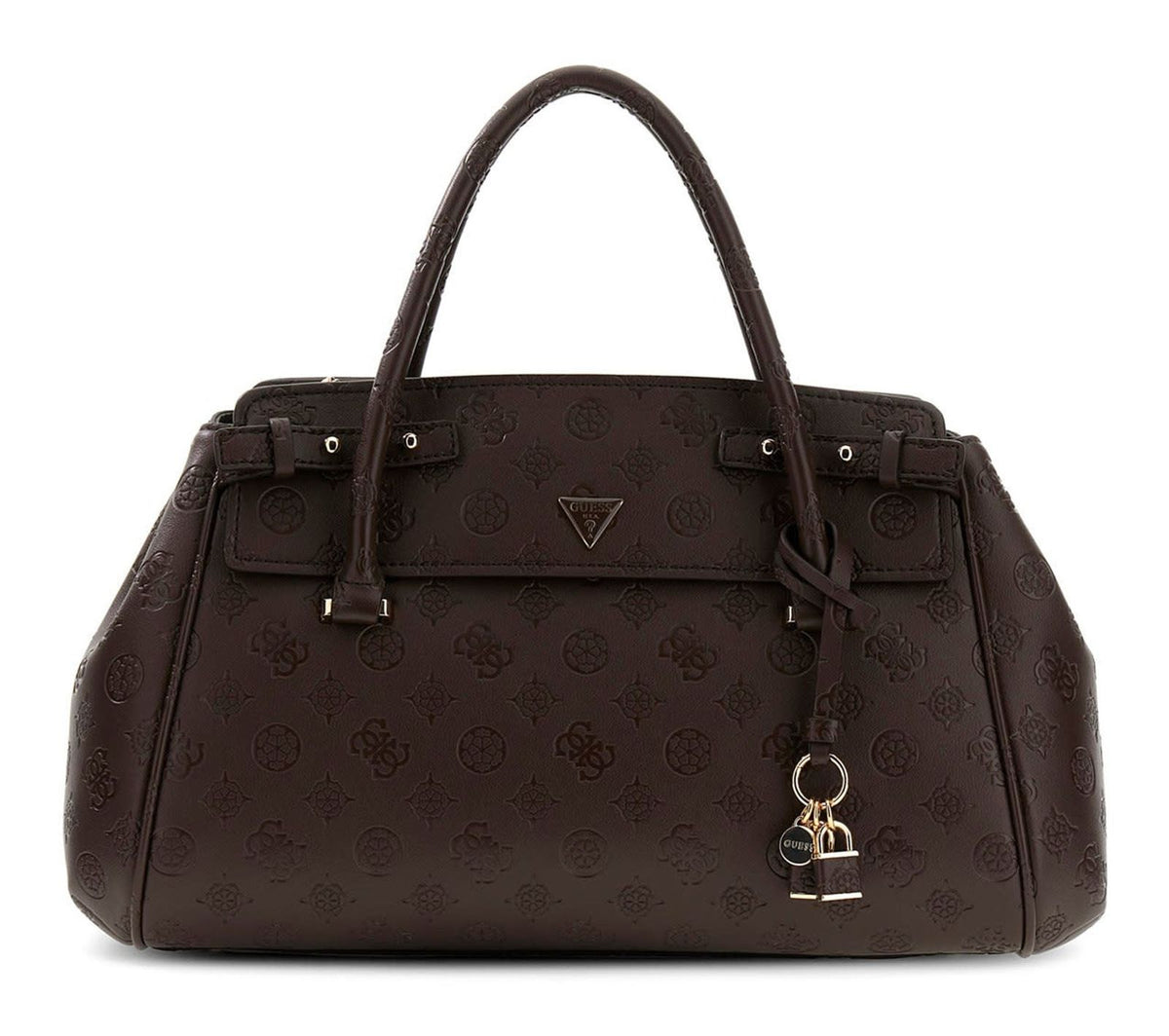 Chocolat - GUESS Sac à main Diana 3 Compartiments