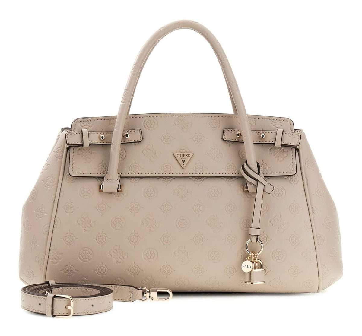 Taupe - GUESS Sac à main Diana 3 Compartiments