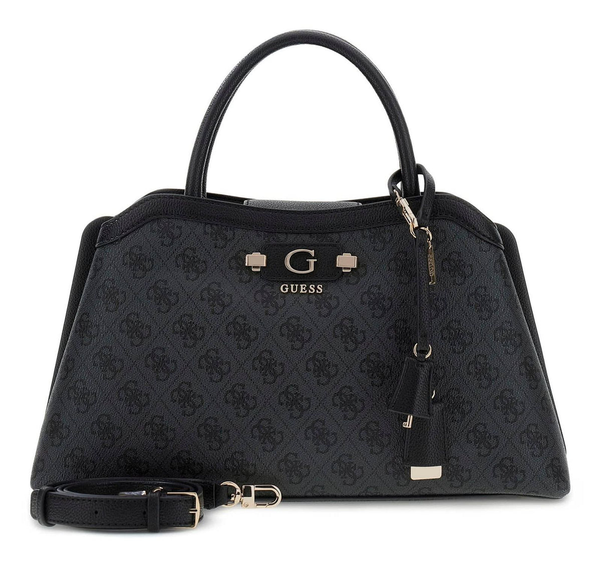 Anthracite - GUESS Sac à bandoulière Lindsey Girlfriend Satchel