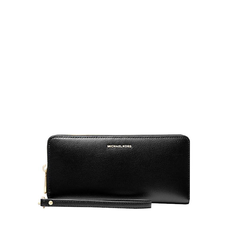 Noir - MICHAEL KORS Grand portefeuille en cuir Jet Set Travel