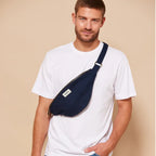 Navy - Grand sac banane L Sasha