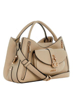 Taupe - GUESS Sac à main Jessa Girlfriend Satchel