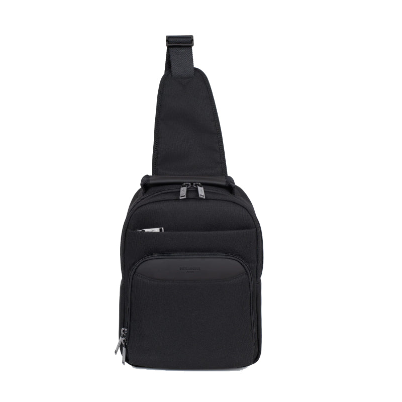 HEXAGONA Sac monobretelle -Nylon garni synthétique mat