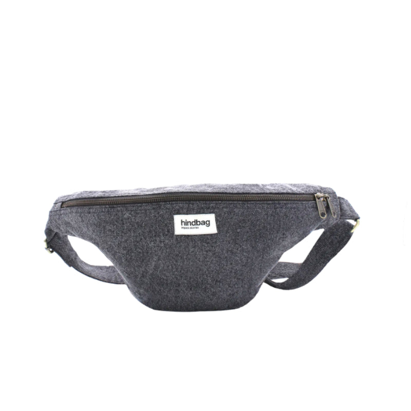 Denim gris - Grand sac banane L Sasha