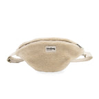 Teddy beige - Grand sac banane L Sasha