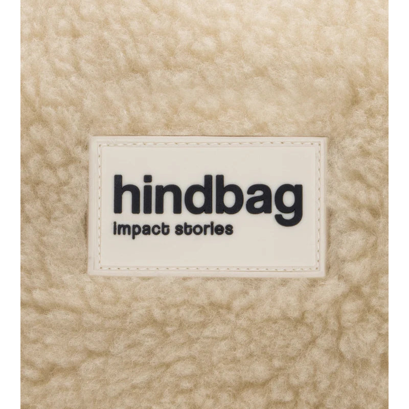 Teddy beige - Grand sac banane L Sasha