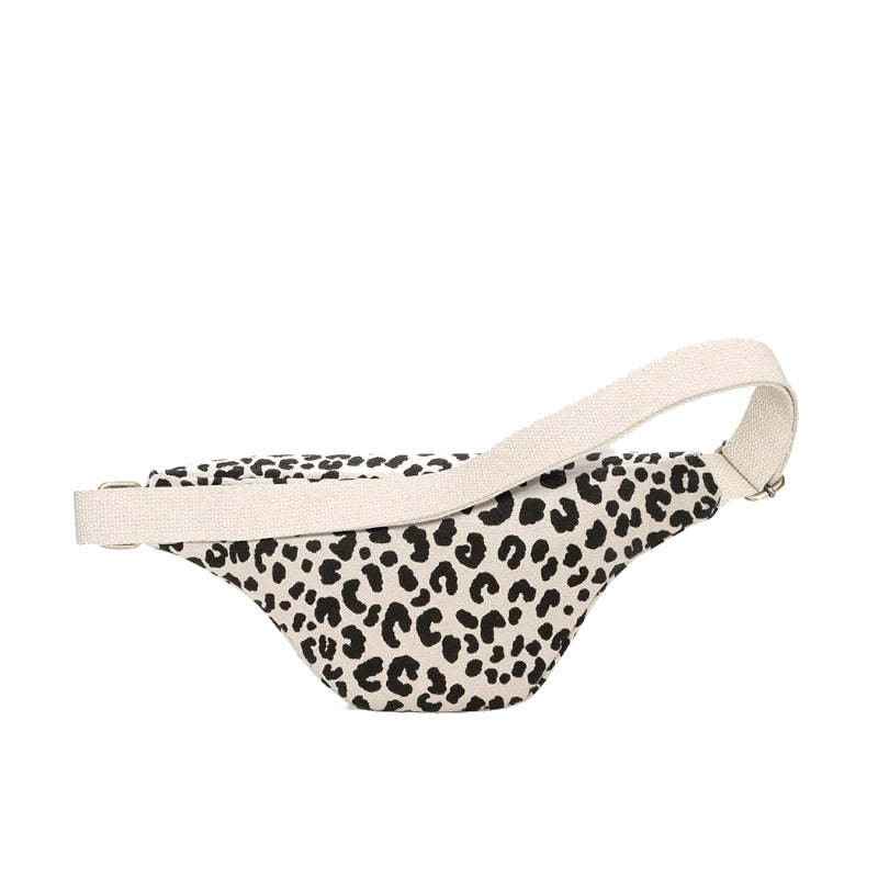 Léopard écru - Sac banane Olivia