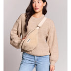 Teddy beige - Sac banane Olivia