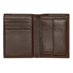 Marron - Hugo Boss Porte-cartes Flap avec porte-monnaie Classic Smooth Marron