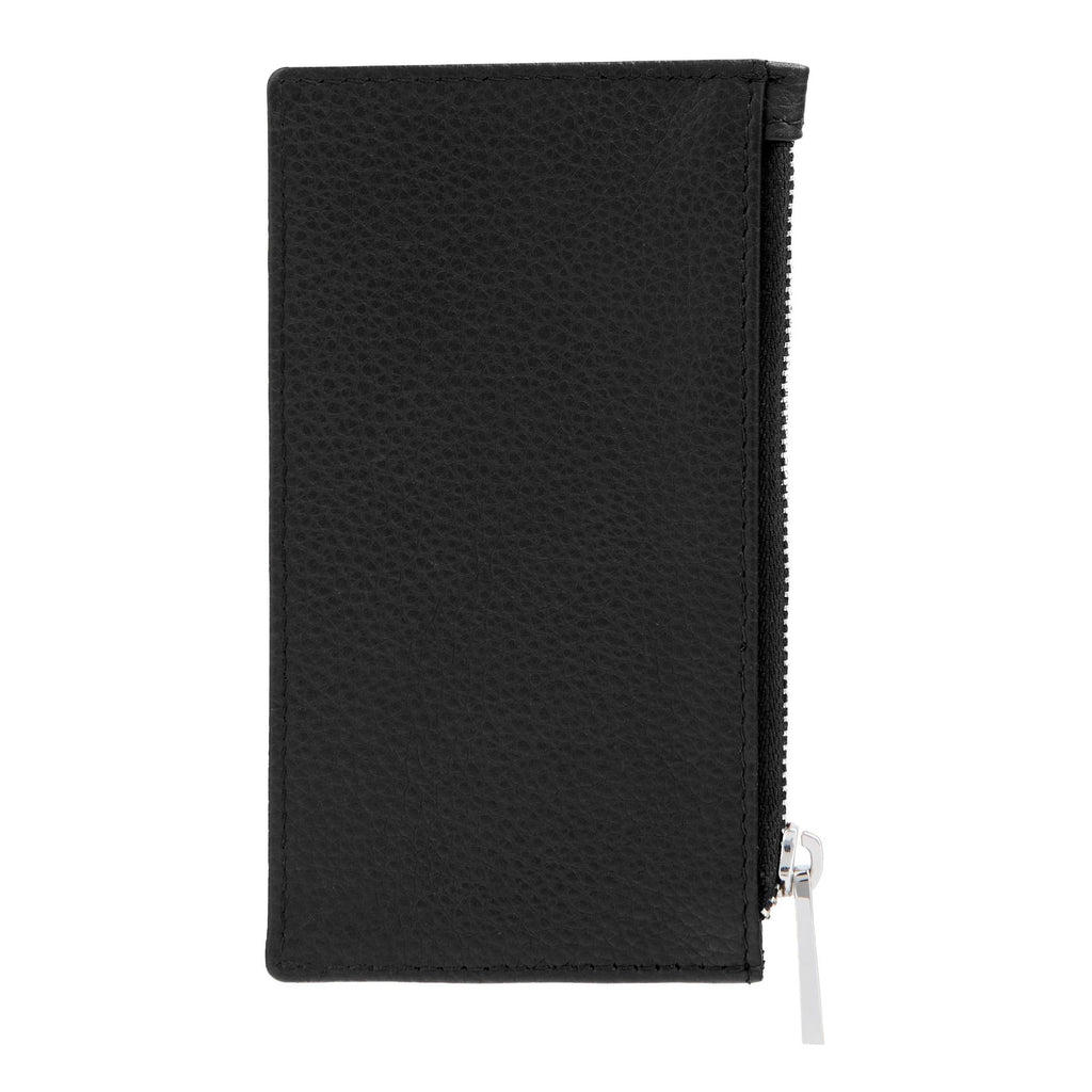 Noir - Hugo Boss Porte-cartes zip Classic Grained