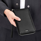 Noir - Hugo Boss Portefeuille voyage Classic Smooth