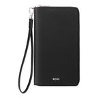 Noir - Hugo Boss Portefeuille voyage Classic Smooth