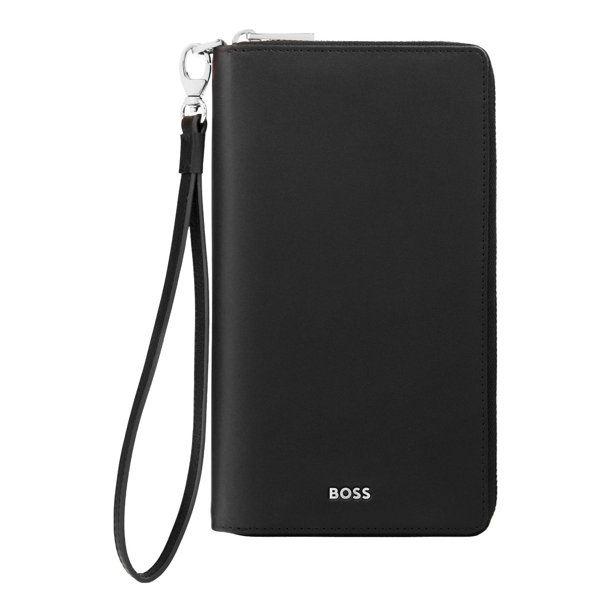 Noir - Hugo Boss Portefeuille voyage Classic Smooth