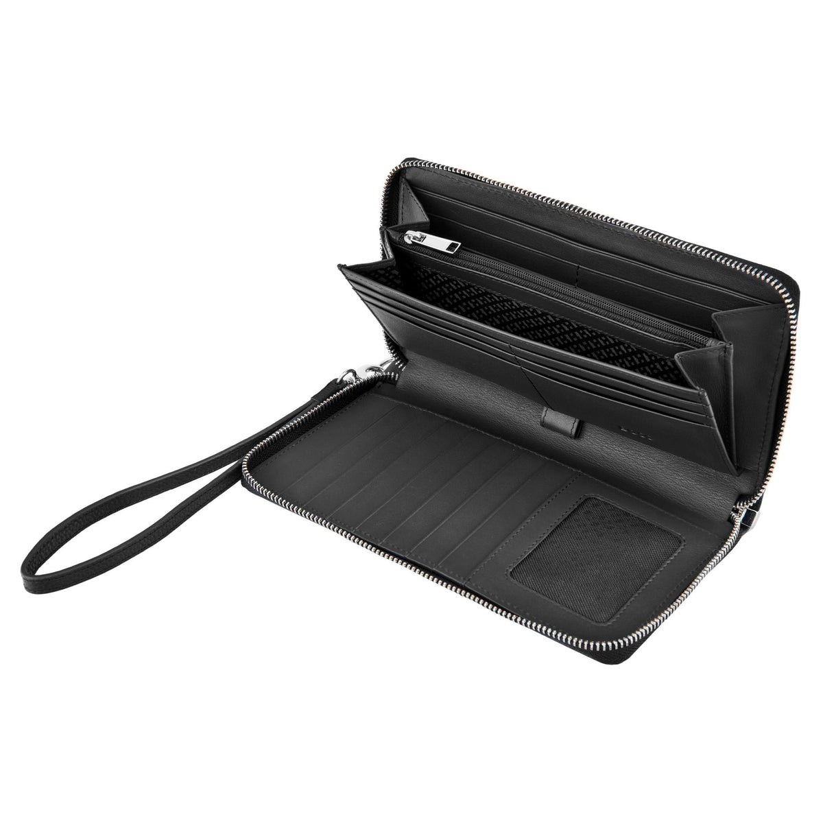 Noir - Hugo Boss Portefeuille voyage Classic Smooth