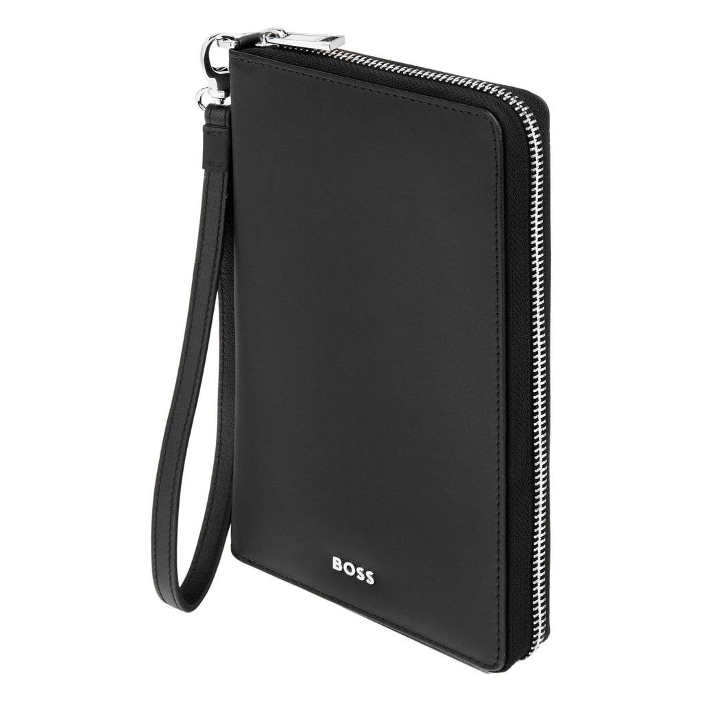 Noir - Hugo Boss Portefeuille voyage Classic Smooth