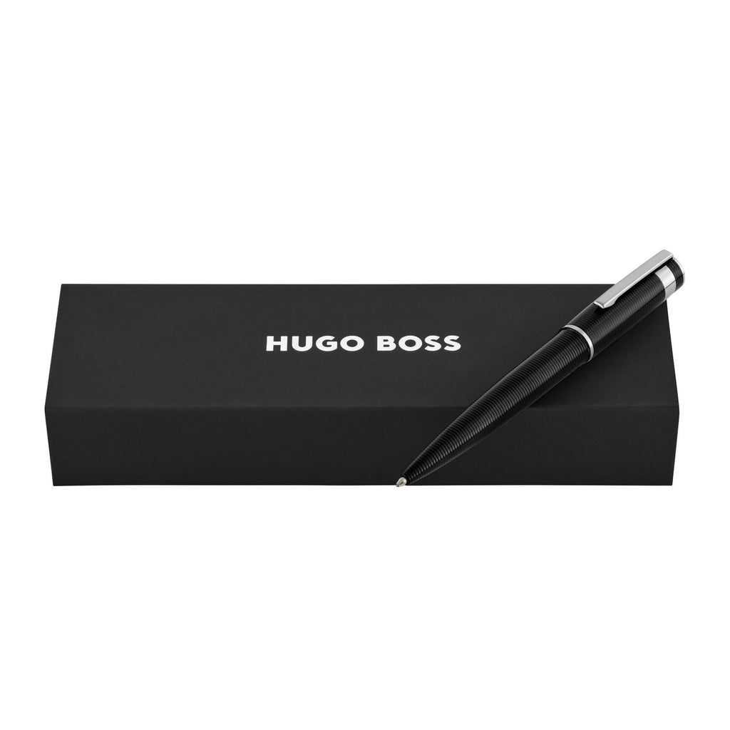 Noir - Hugo Boss Stylo bille Arche Horizon Black