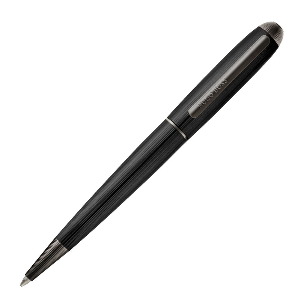 Chrome - Hugo Boss Stylo bille Contour Pinstripe