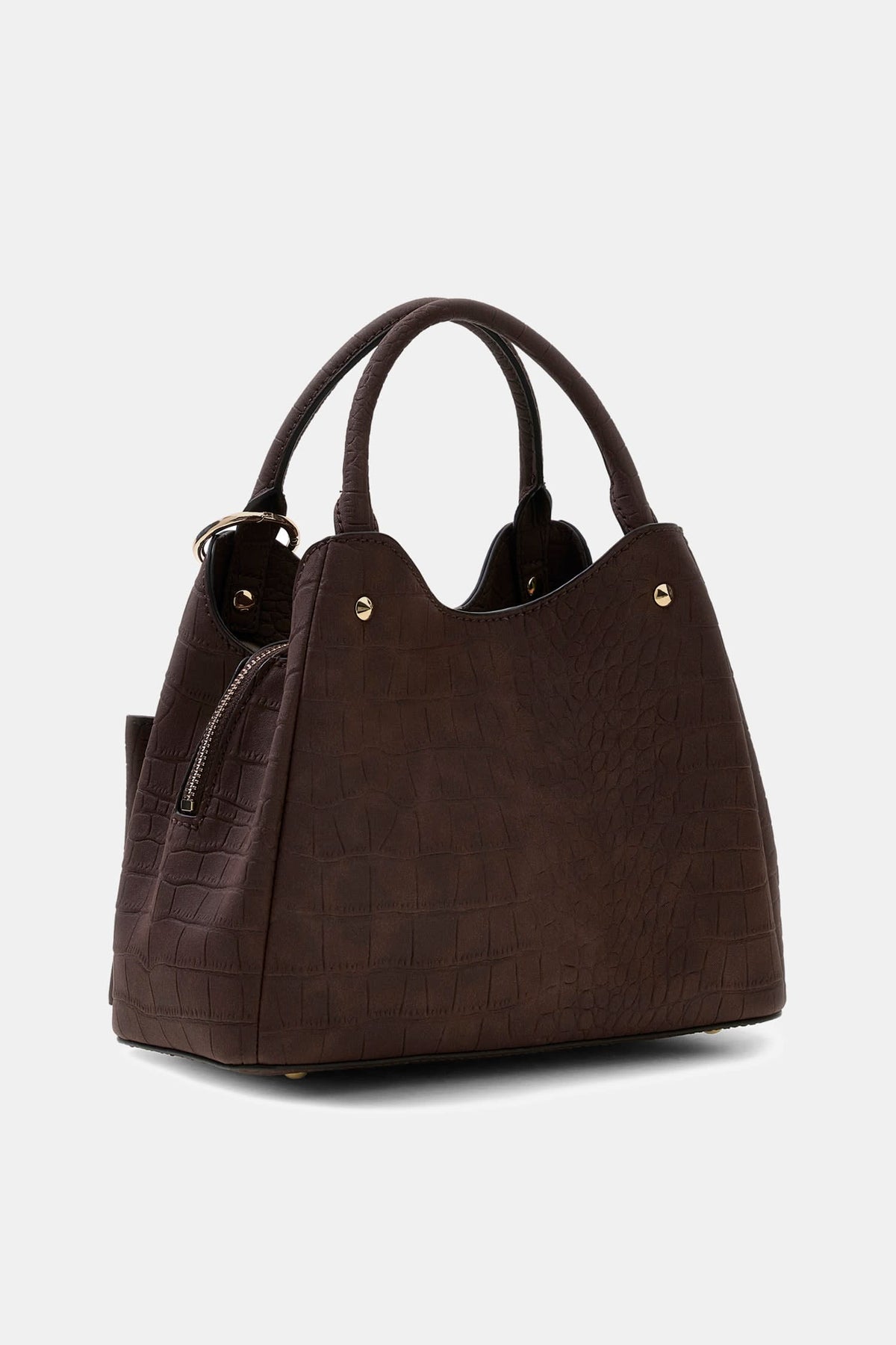Espresso - GUESS Lorella Small Girlfriend Croco